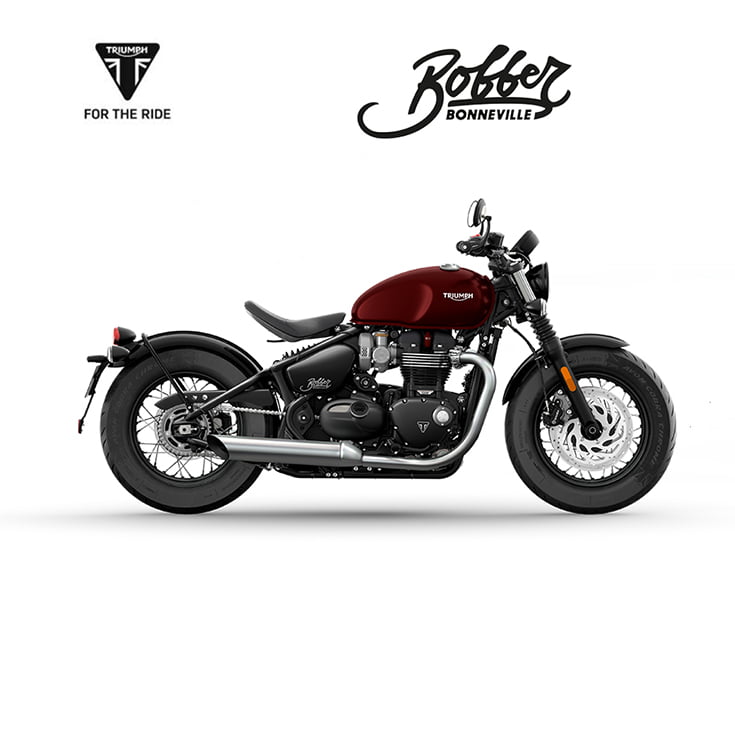 Bonneville Bobber 1200 red