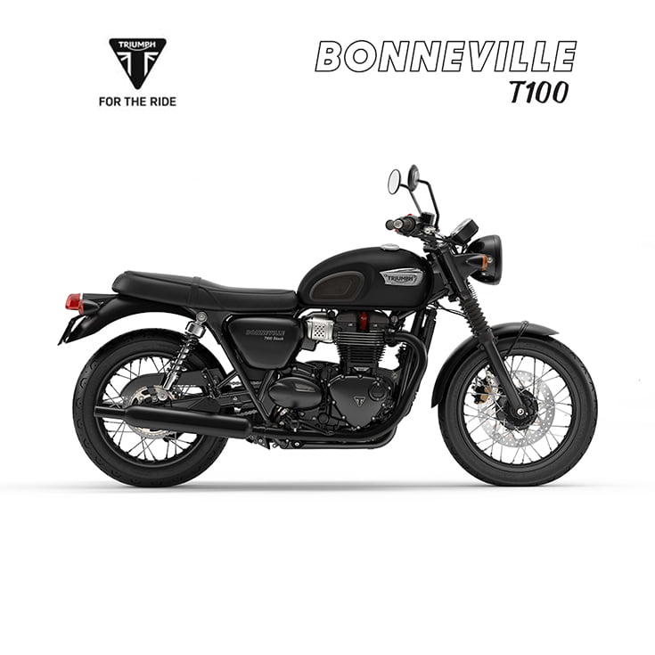 Bonneville T100 black