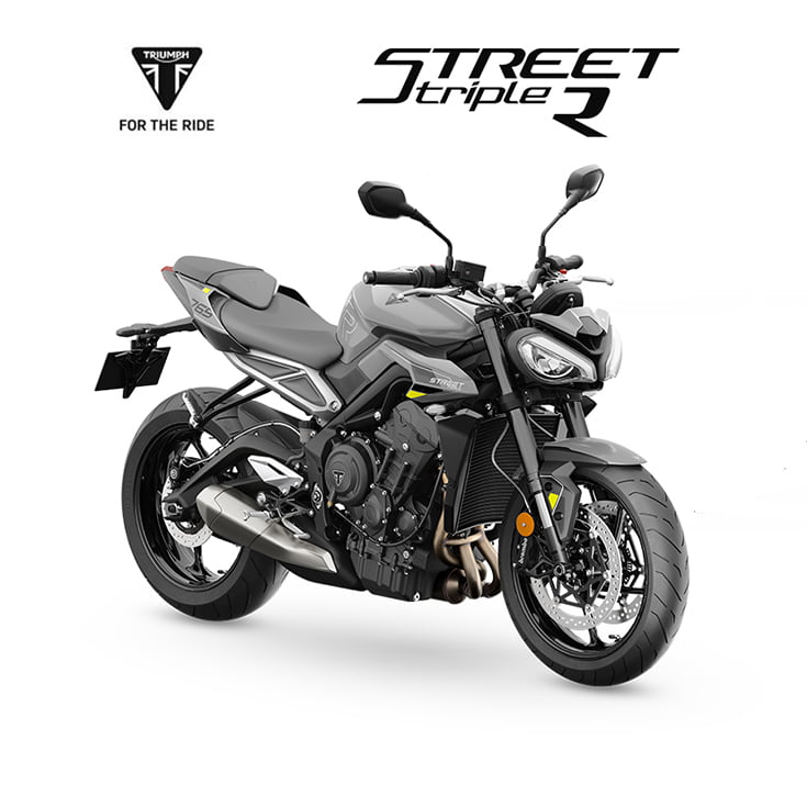 Street Triple 765 R silver 2