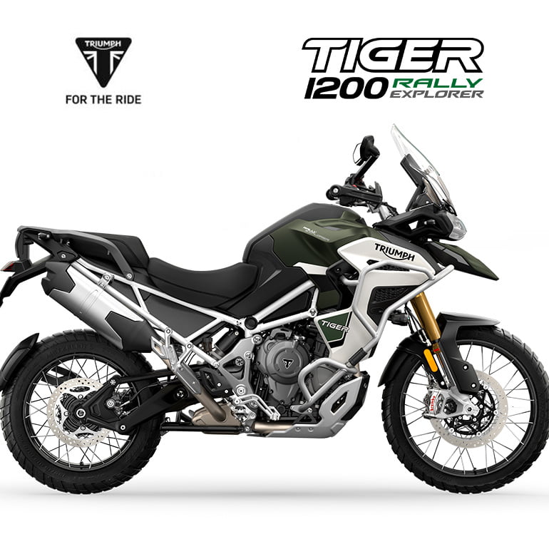Tiger 1200 Rally Explorer matt khaki