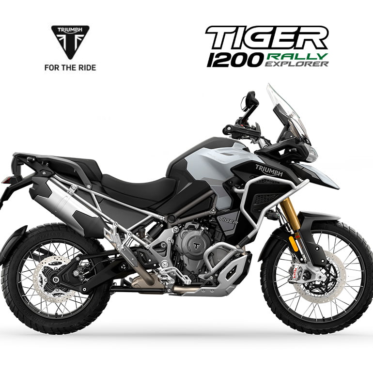 Tiger 1200 Rally Explorer snowdonia white