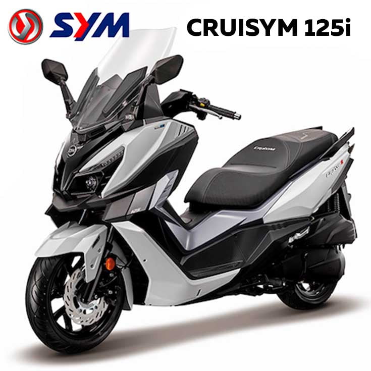 CRUISYM 125i biela