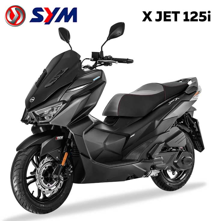 X JET 125i cerny