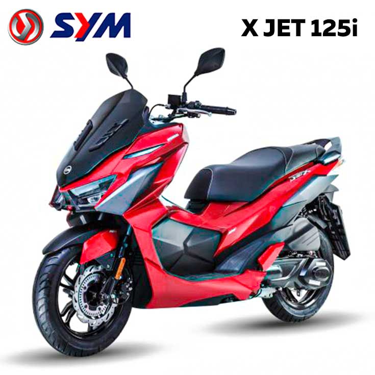 X JET 125i cerveny