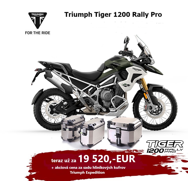 Tiger 1200 Rally Pro matt khaki akcia 1800