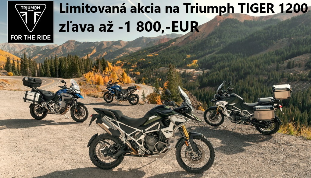 Triumph Tiger 1200 so zľavou 1800,-EUR