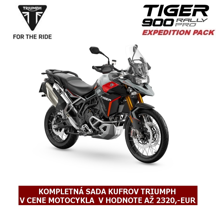 Tiger-900-Rally kufre komplet final black